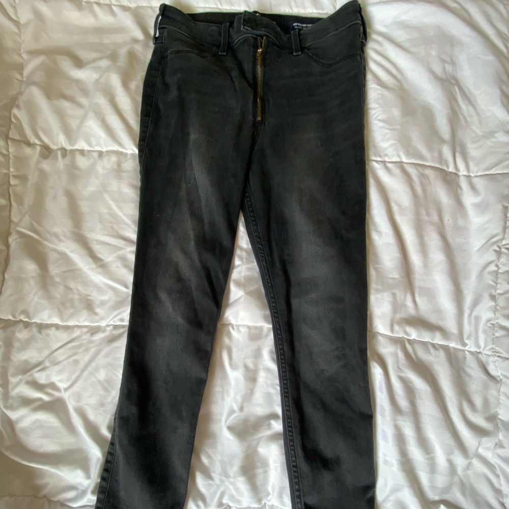 Hollister high rise crop jean legging